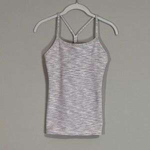 Lululemon Athletic Racerback Tank Built-In Bra Size 4 Yoga Run